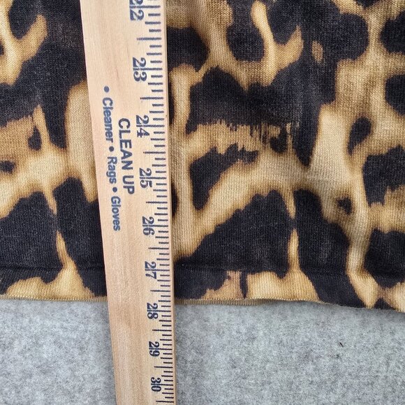 Jones New York Signature Woman 3X Tank Top Black/Beige Animal Print - Picture 5 of 6